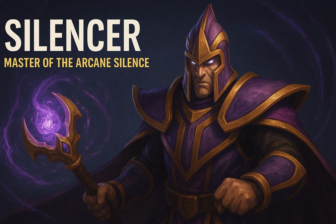 Silencer dota 2 hero - master of the arcane silence
