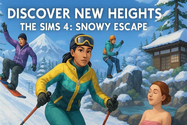Discover new heights with the snowy escape sims 4 expansion